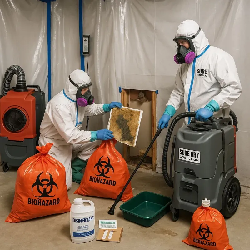 Contaminated Water Handling Protocols process in Lawrence County, OH